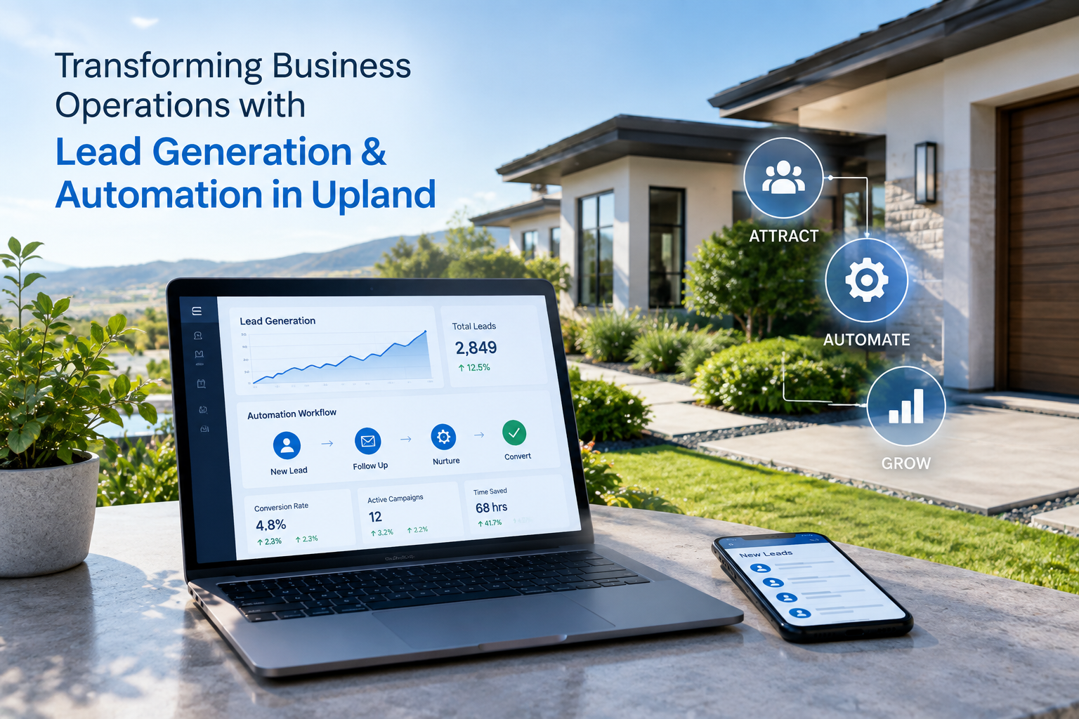 Transforming Business Operations with Lead Generation & Automation in Upland